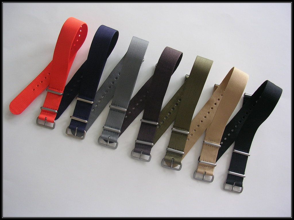 16mm 19mm NATO G10 ® Ballistic Nylon RAF Military Watchband Strap Bond IW SUISSE - Caseificio Mediterraneo - Foto 10